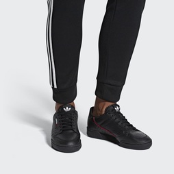 Adidas Continental 80 Női Originals Cipő - Fekete [D77589]